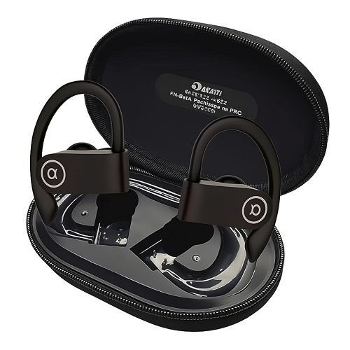 Fone de Ouvido Bluetooth 5.4, IPX5 à Prova D'Água, 45h de Bateria, Com Microfone