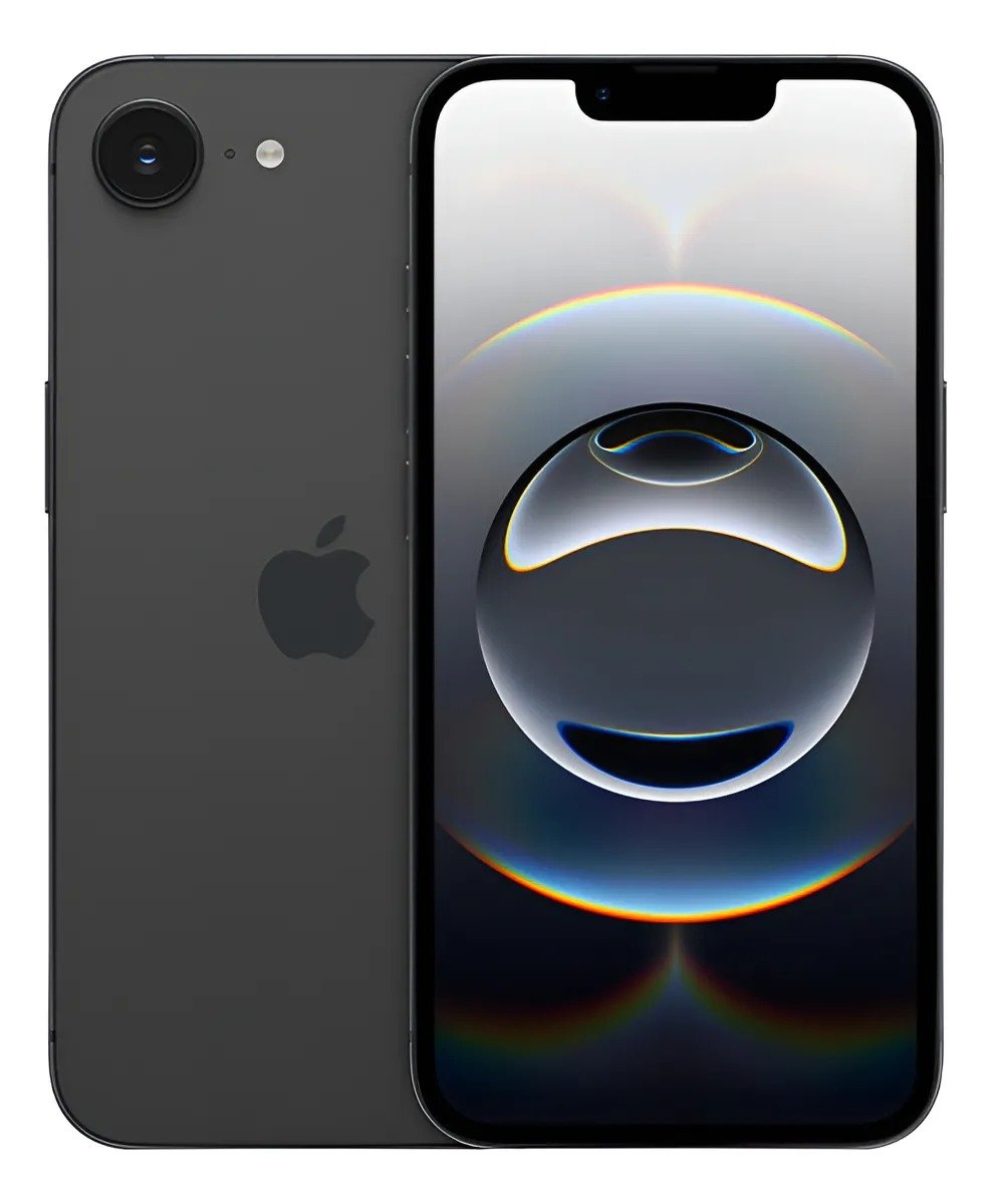 iPhone 16e, 128 GB, preto, distribuidor autorizado
