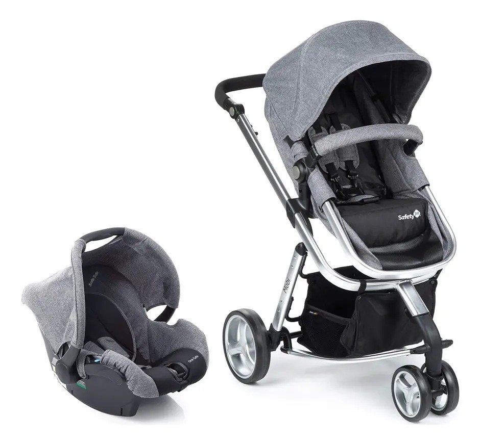 Travel System Safety 1st Mobi Duo, Grey Denim Silver