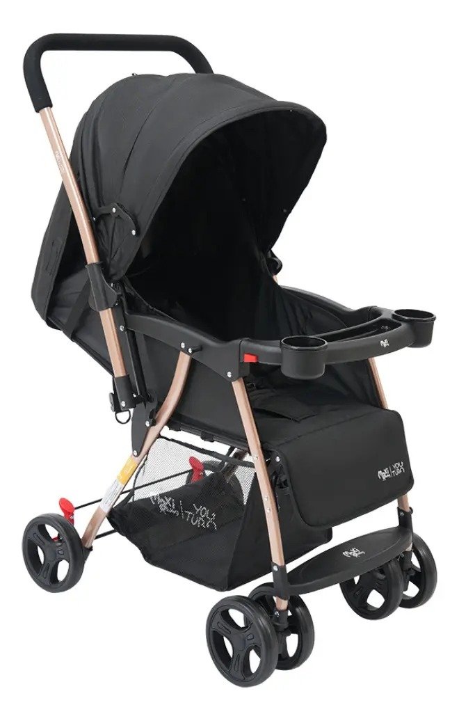Carrinho de Bebê com Alça Reversível YouTurn Maxi Baby, modelo Gold