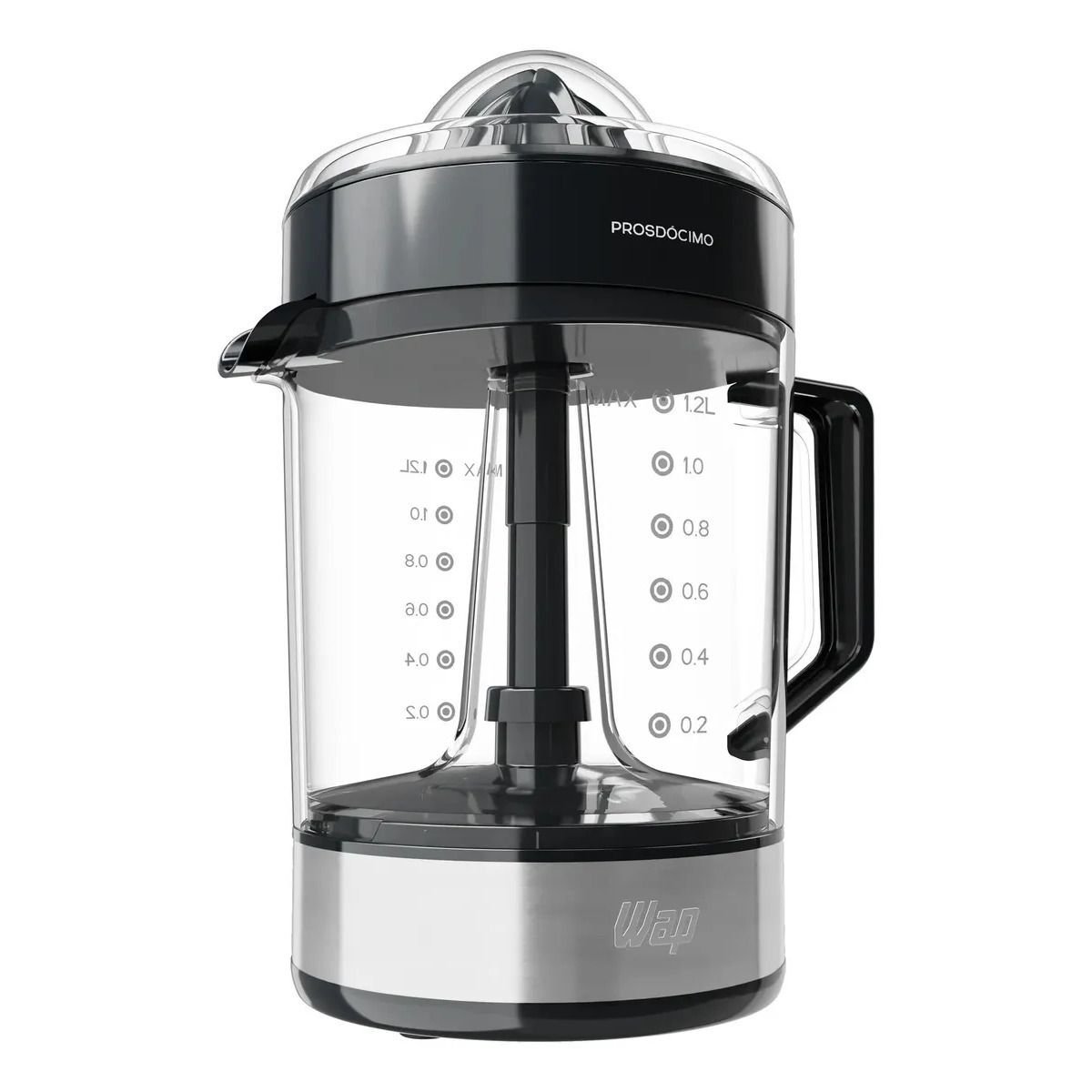 Espremedor de Frutas 1,2L WAP WJ1200, 40W, Acionamento Automático e Dois Ajustes de Extração