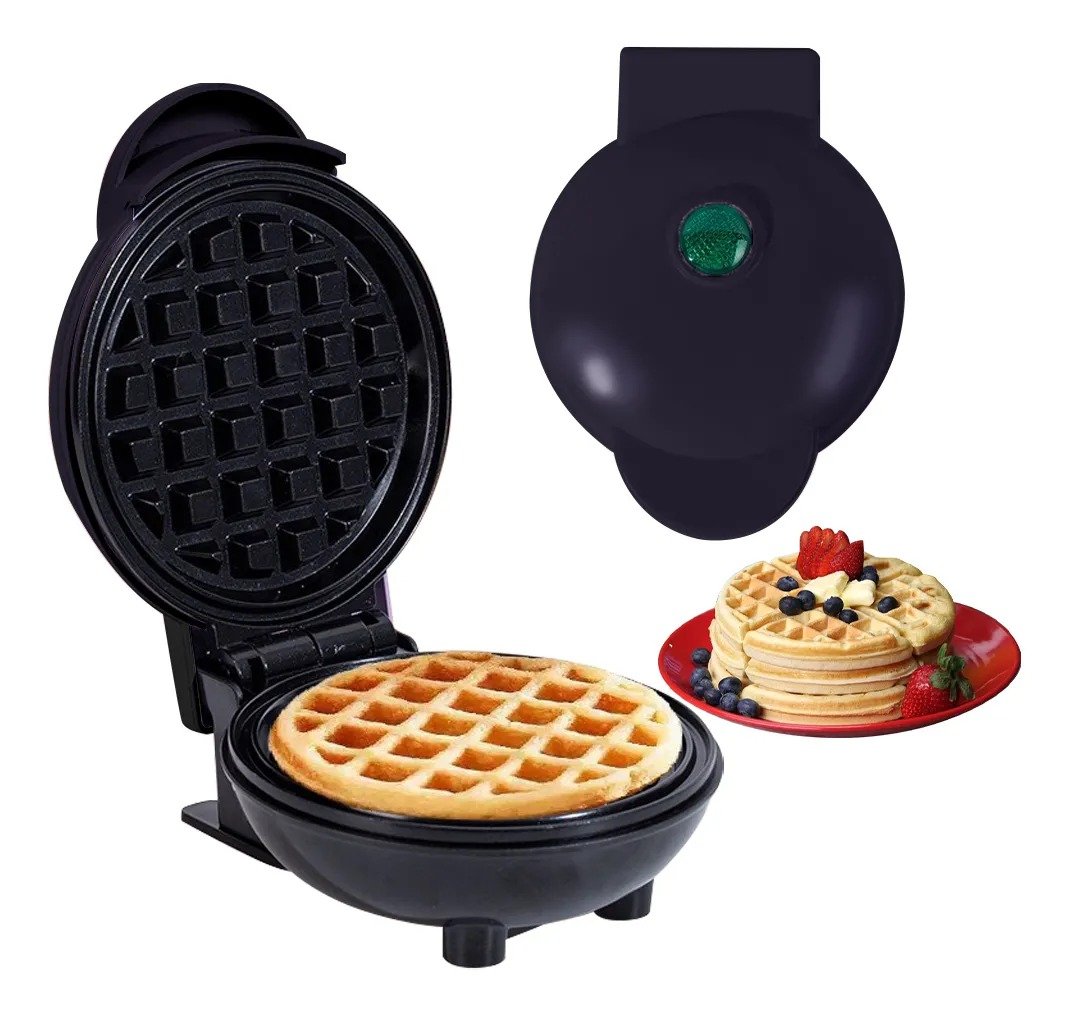 Máquina Elétrica 220 V para Waffle, Mini Grill e Panqueca