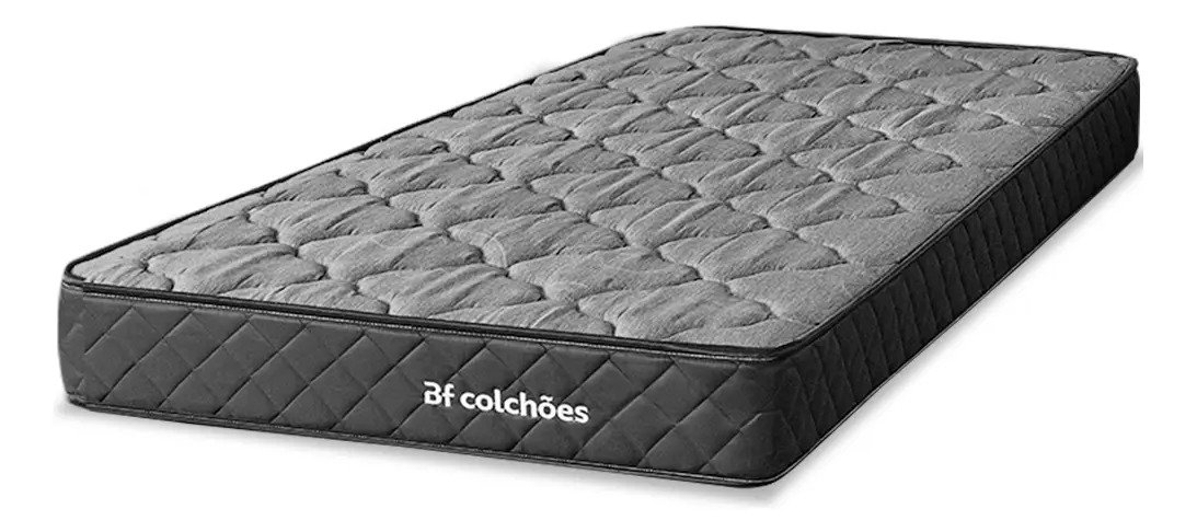Colchão Solteiro Ortopédico BF Colchões, espuma D45 extra firme, 88 × 188 × 17 cm
