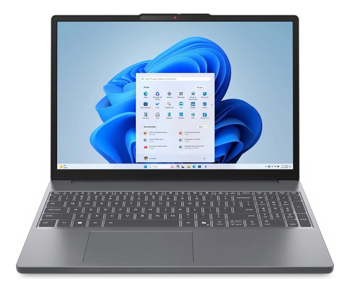 Notebook Lenovo IdeaPad Slim 3 15IRH10 Intel Core i5-13420H 8GB 512GB SSD Windows 11 15.3" - 83NS0002BR Luna Grey