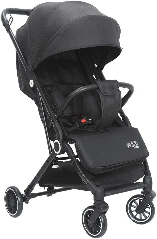 Carrinho de Bebê Passeio Vira Berço NIVI Maxi Baby (Preto)