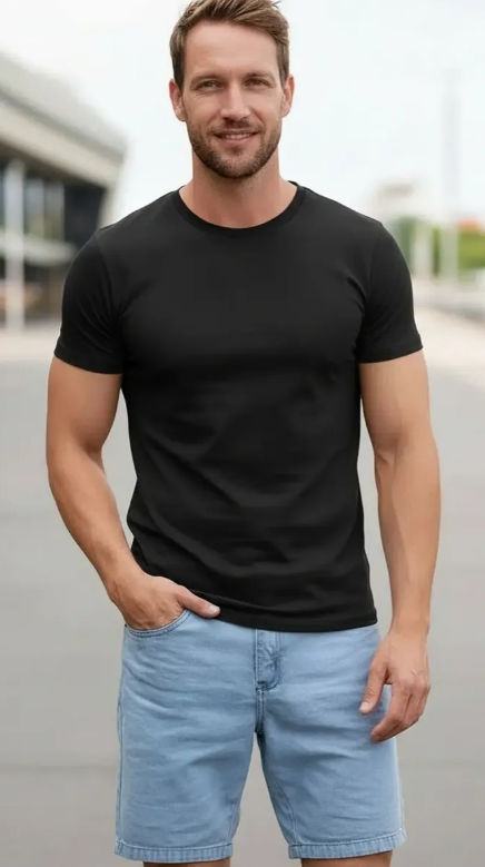 Bermuda Jeans Masculino Tradicional Bamborra – Várias Cores