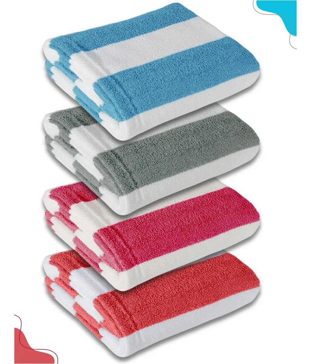 Toalha de Microfibra Coral para Banho, Praia e Piscina, compacta e de secagem rápida