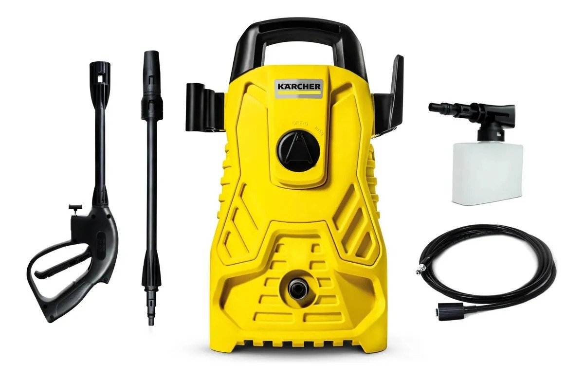 Lavadora de Alta Pressão Kärcher Compacta, 1.500 PSI, 1.400 W, 300 L/h, 220 V
