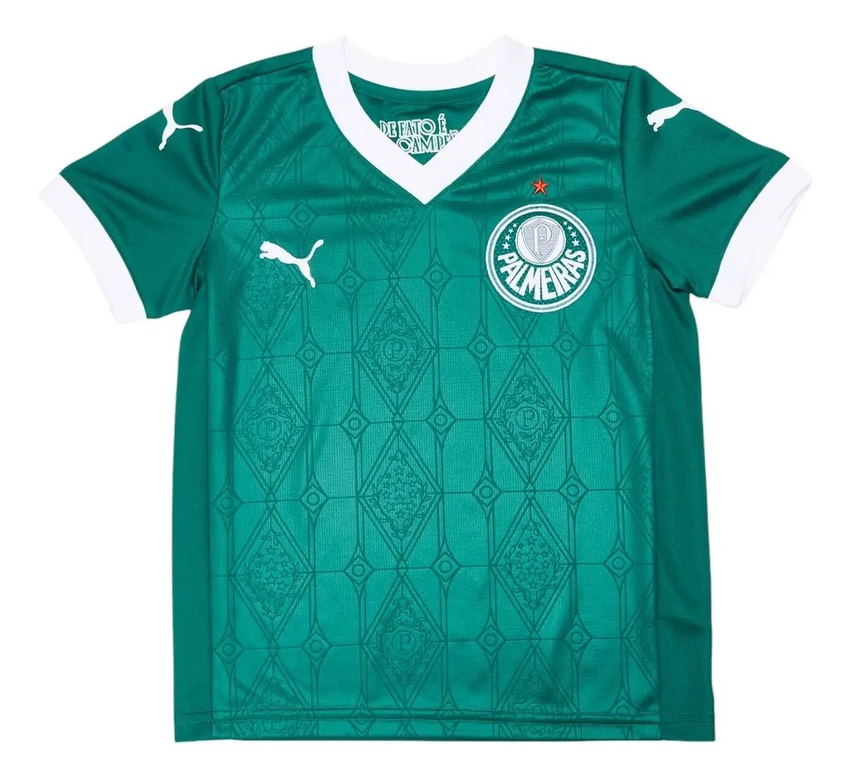 Camisa de Futebol Infantil Palmeiras Torcedor Home 25 Juvenil Puma