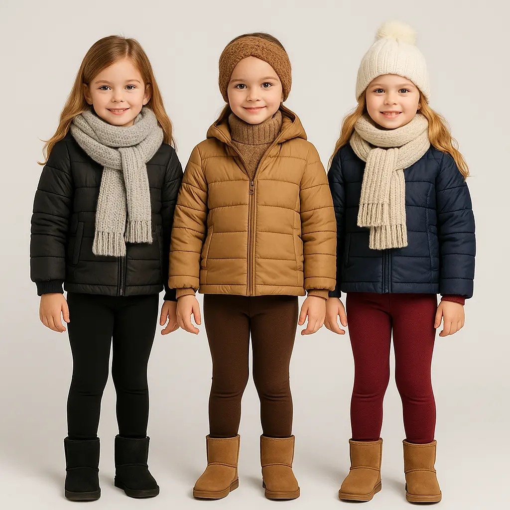 Kit 3 Calça Legging Infantil Menina Peluciada Termica Grossa