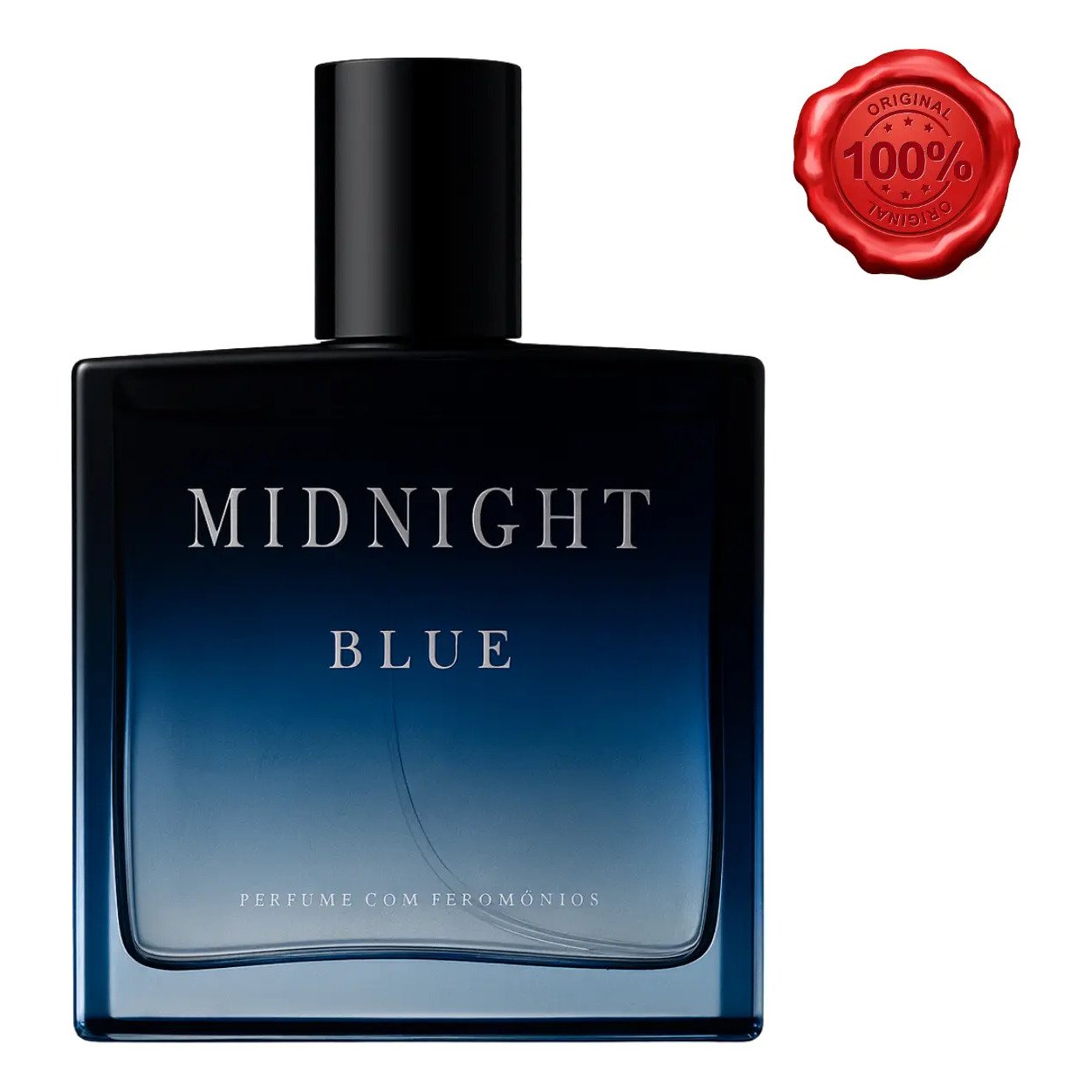 Perfume Masculino Midnight Blue 100 ml Alta Performance
