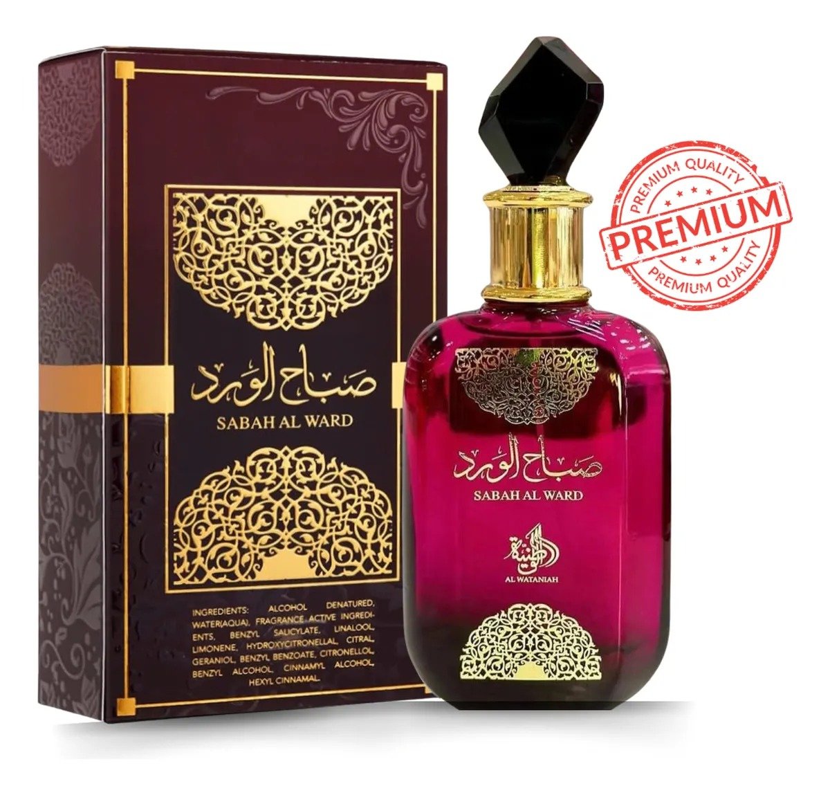 Perfume Sedutor Árabe Sabah Al Ward, 100 ml, original feminino