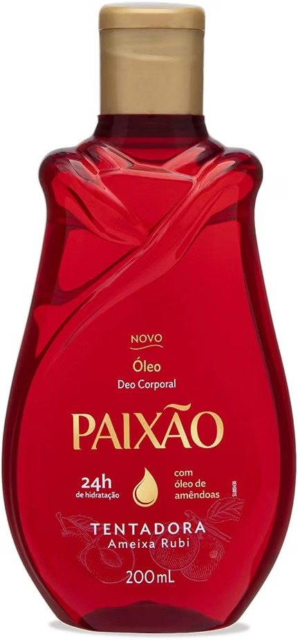 Paixão Óleo Corporal Tentadora, 200 ml
