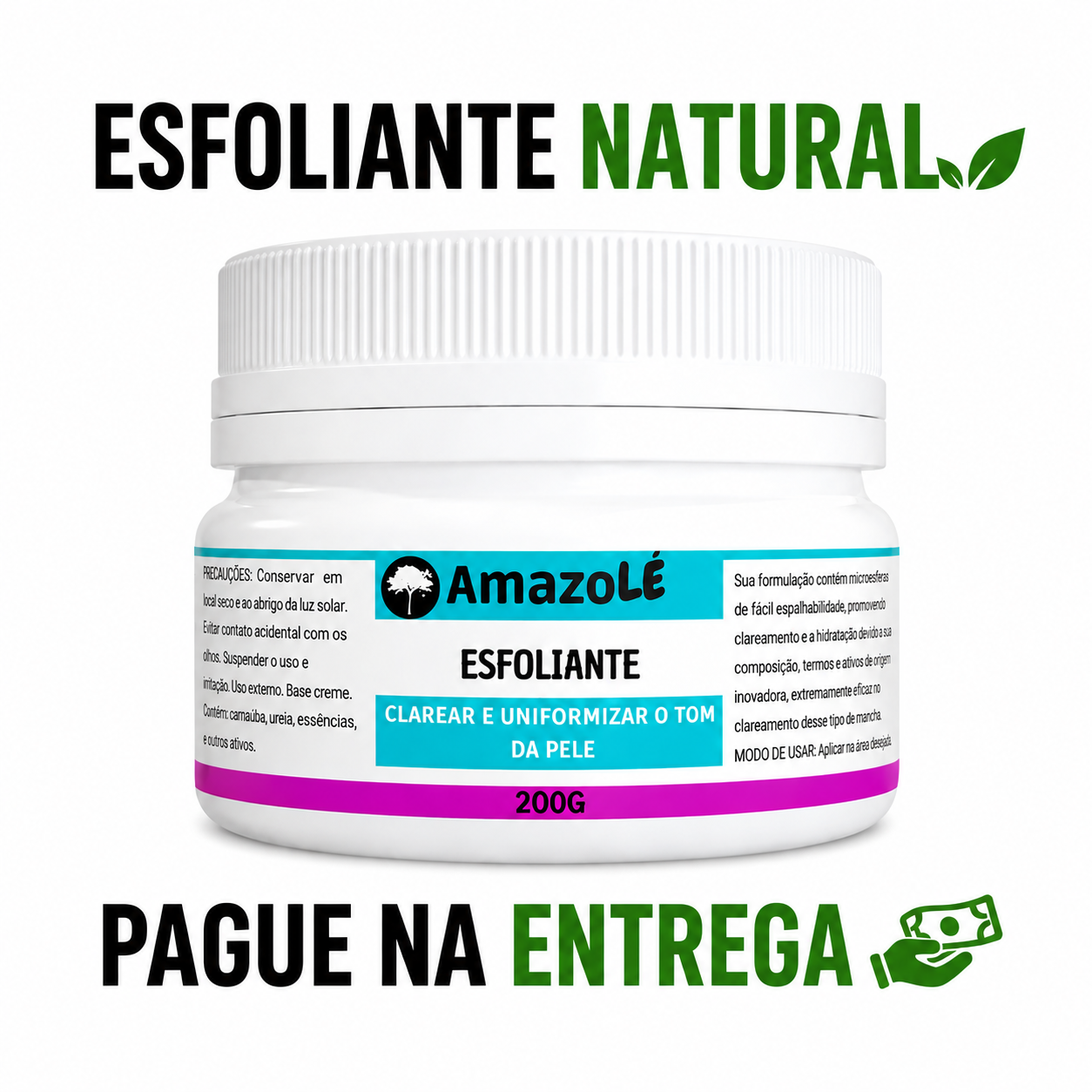 Esfoliante Facial Amazolé 200g
