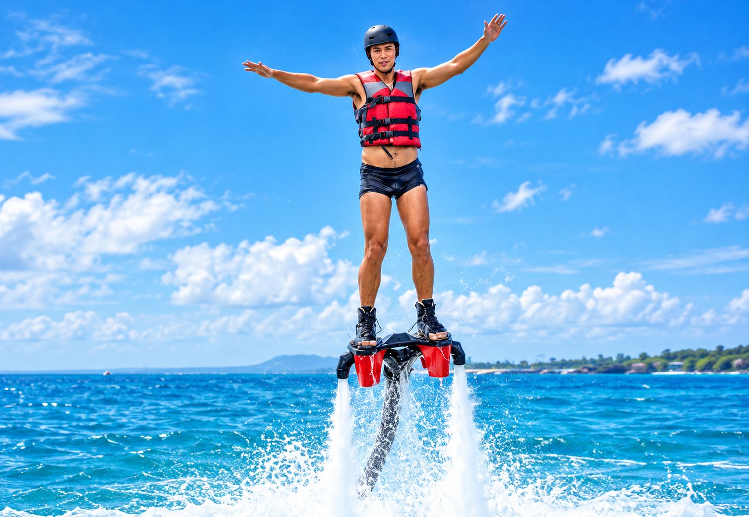 Fly Board at Bali Watersports Hub, Tanjung Benoa