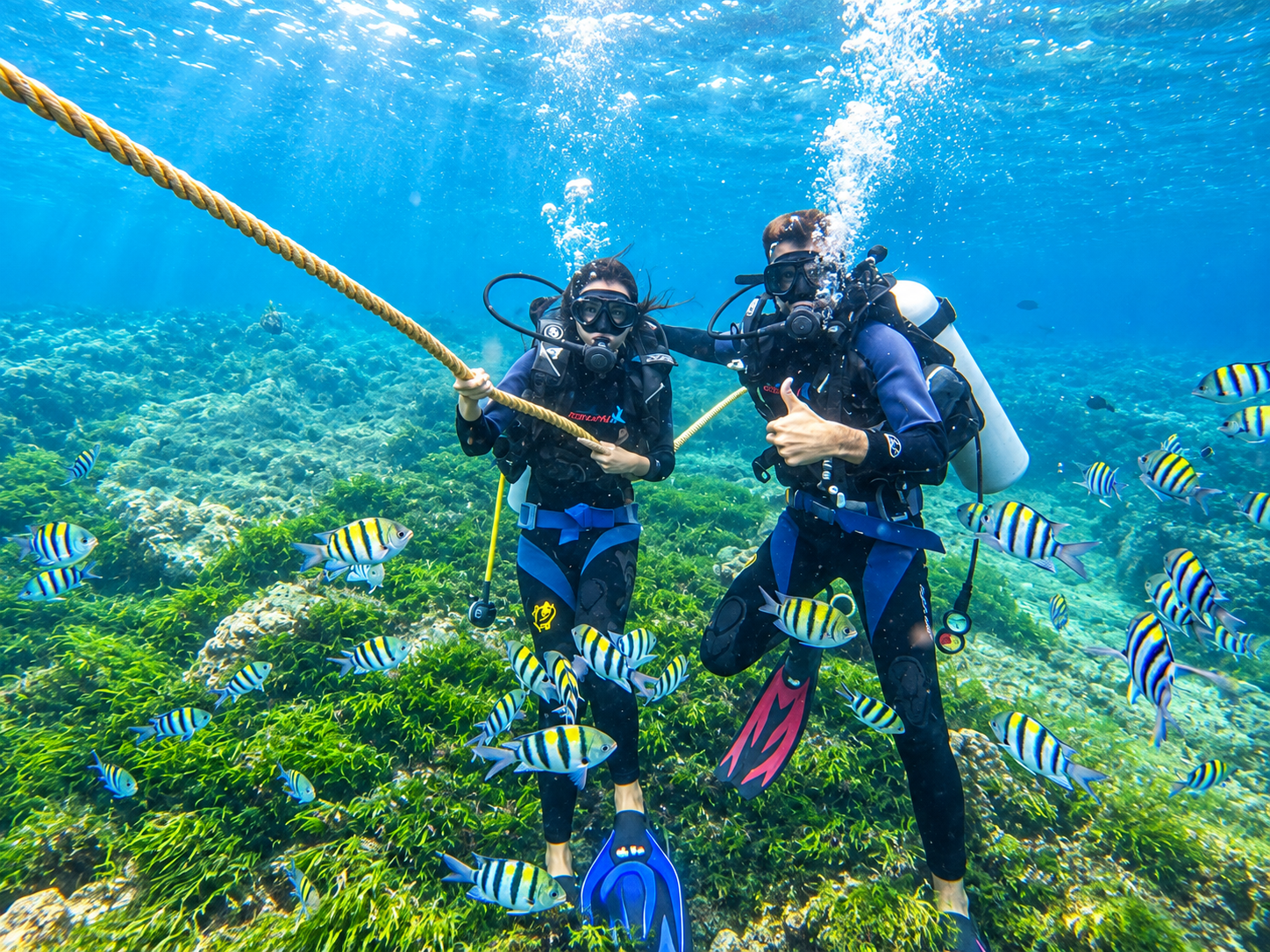 Scuba Diving at Bali Watersports Hub, Tanjung Benoa