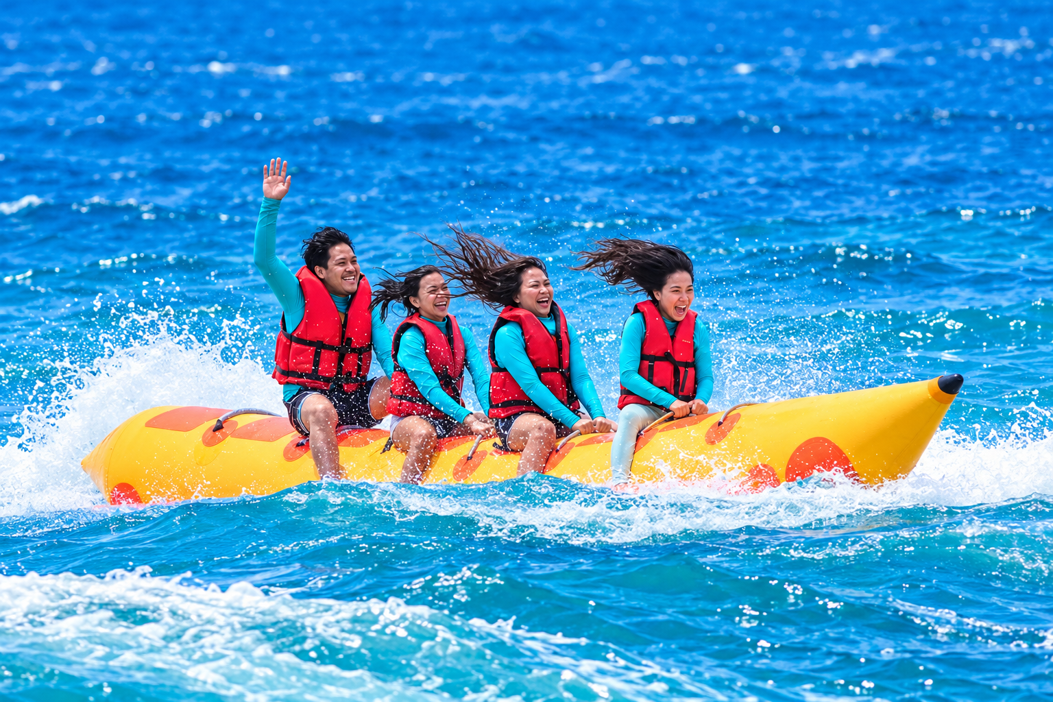 Banana Boat at Bali Watersports Hub, Tanjung Benoa