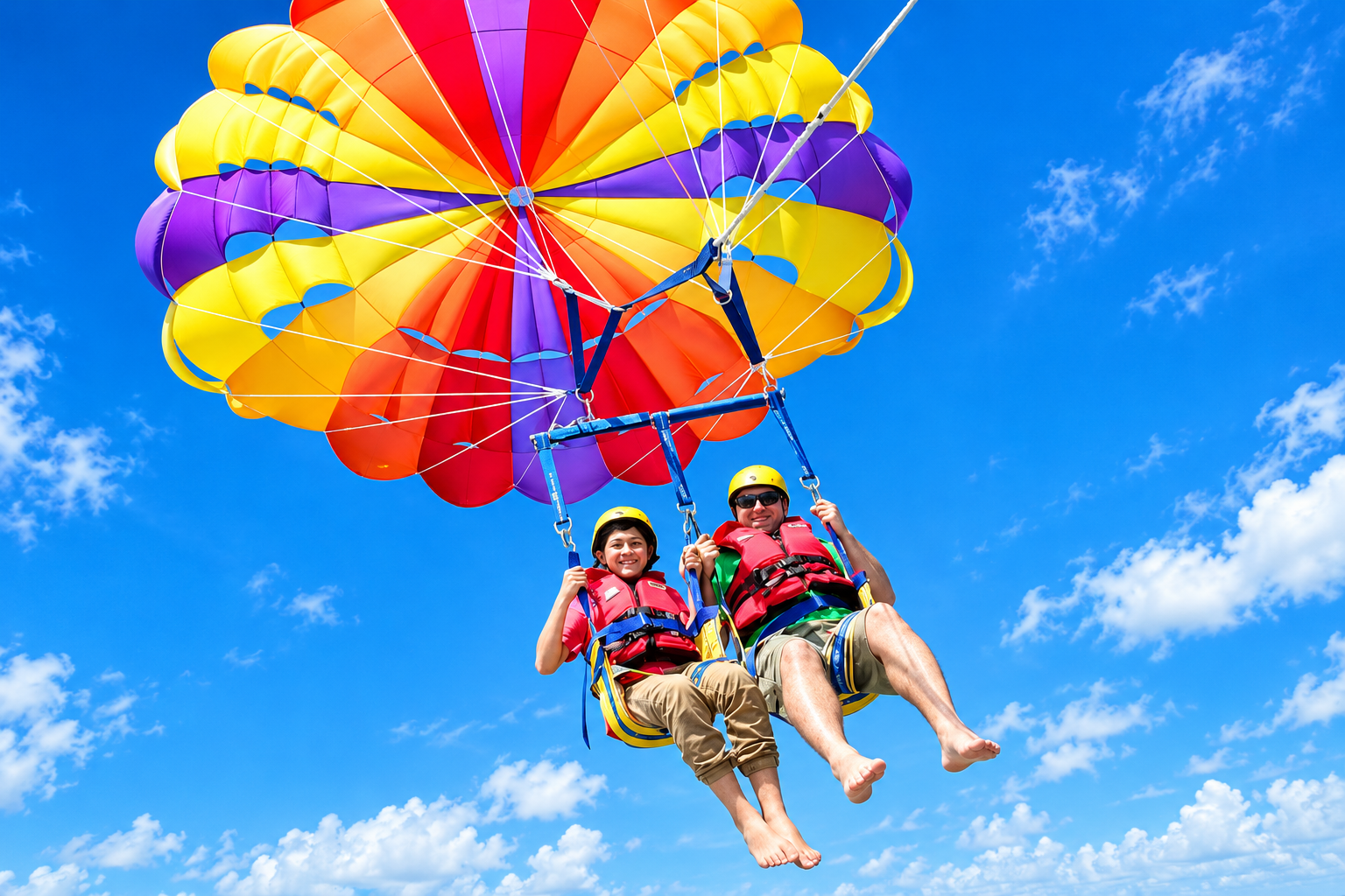 Parasailing Adventure at Bali Watersports Hub, Tanjung Benoa