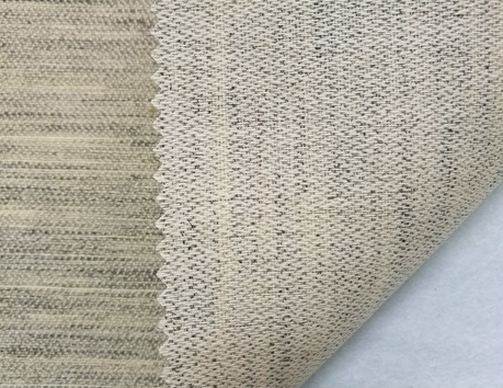 Folded layers of twill hair interlining canvas
