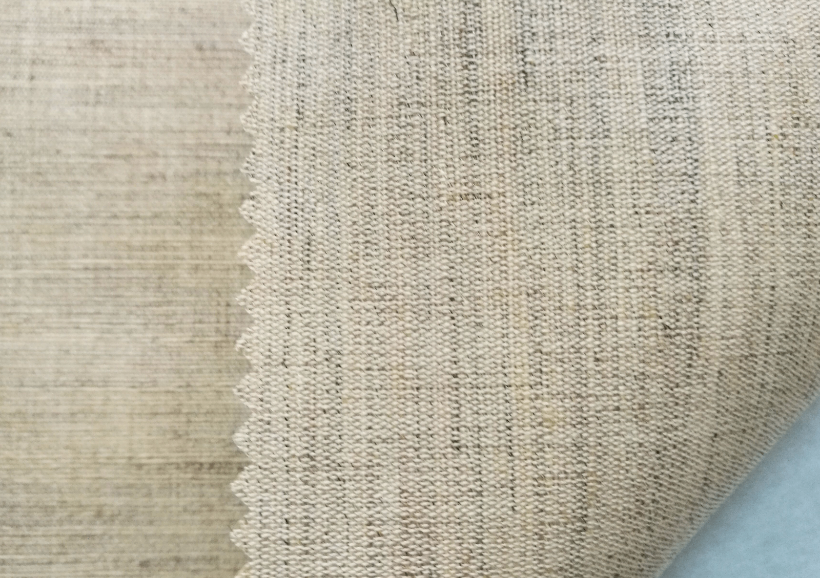 Roll of wool and hair blend interlining canvas