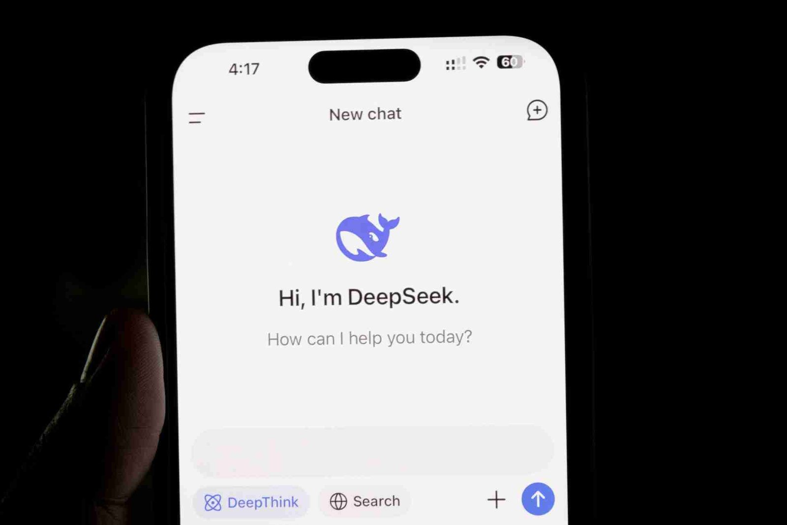 DeepSeek AI Chat Interface