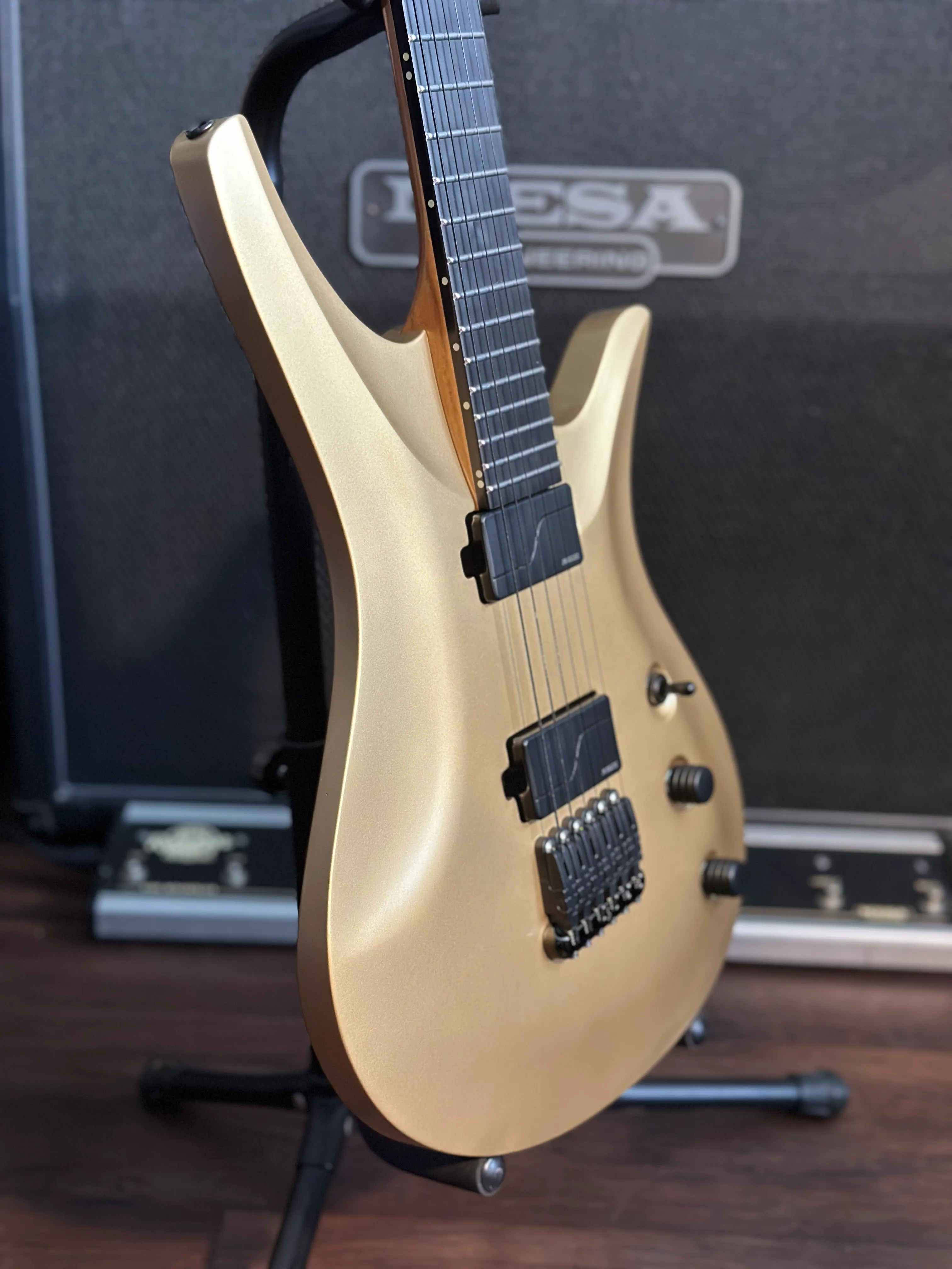 VIK DUALITY 6 “GOLDIE” - available ViK guitar view 5