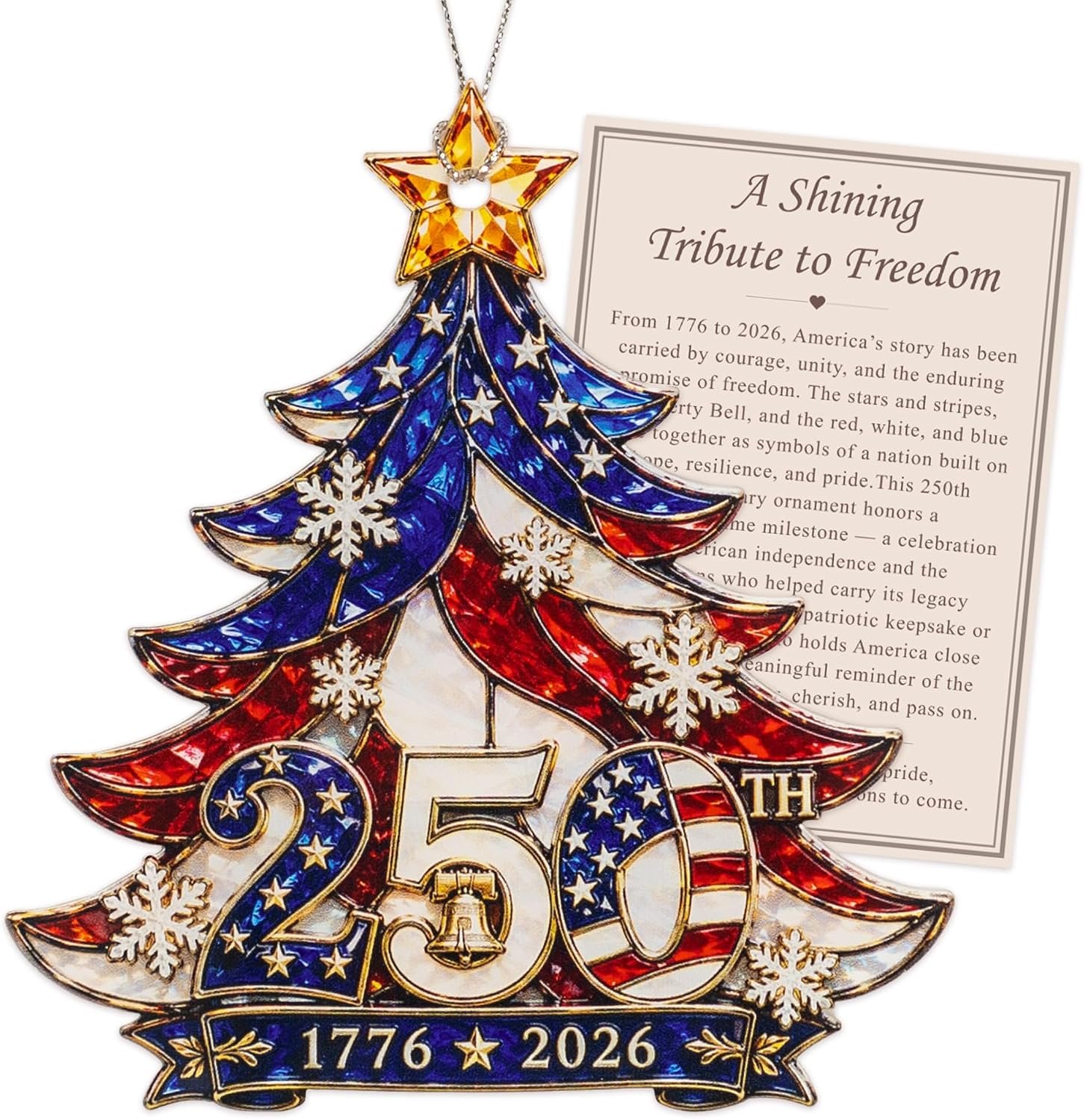 Hanging Wooden Christmas Ornaments Set