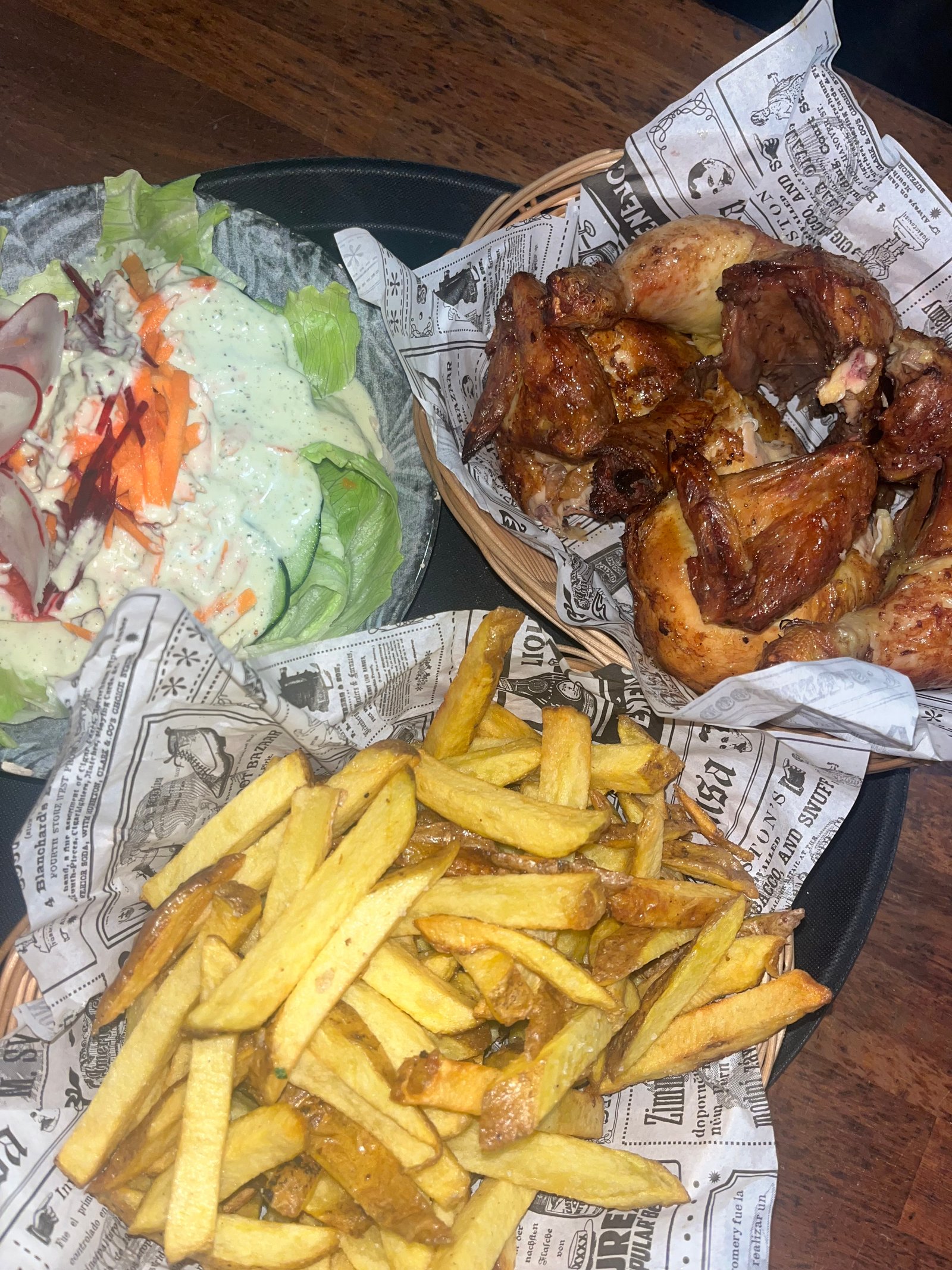 Pollos a la brasa