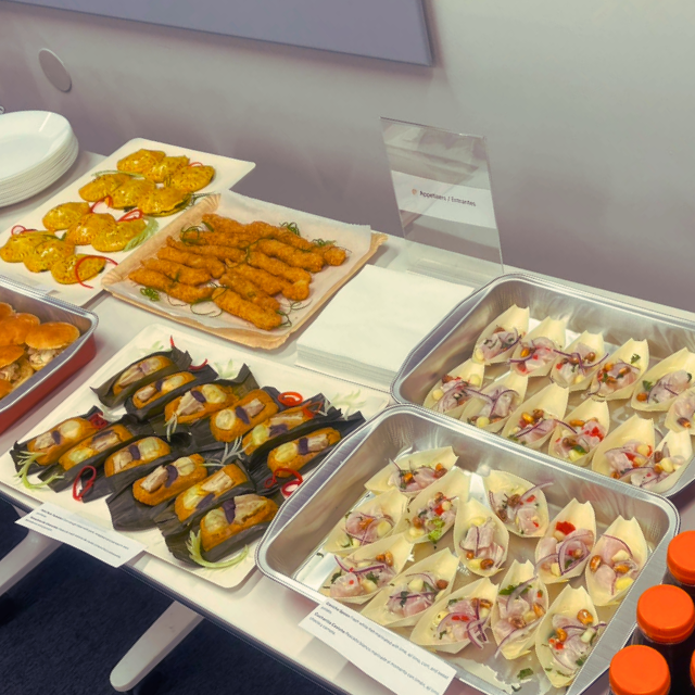 Catering peruano de El Fogón para empresas y eventos