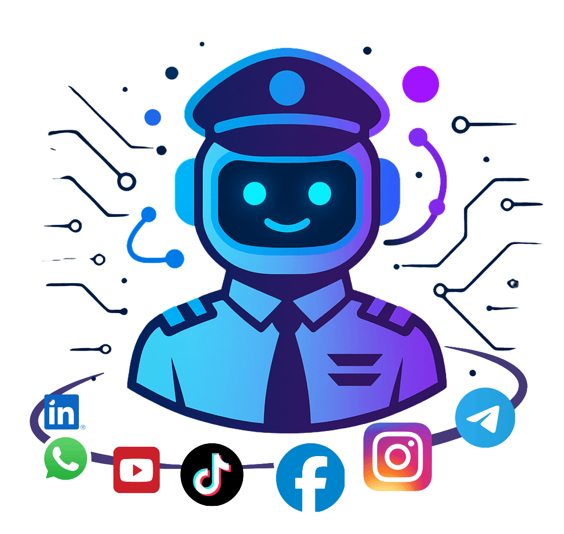 AI robot pilot for marketing automation