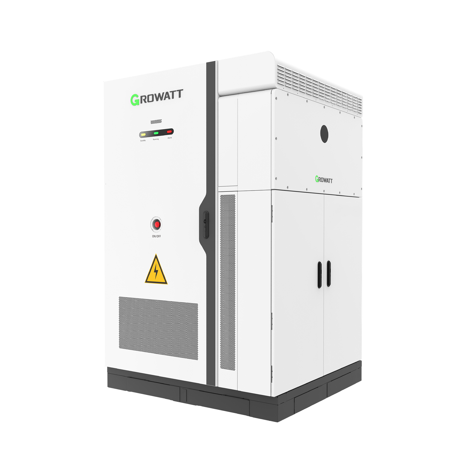 Growatt RISE 261H-XH — sistema BESS all-in-one bianco con PCS integrato