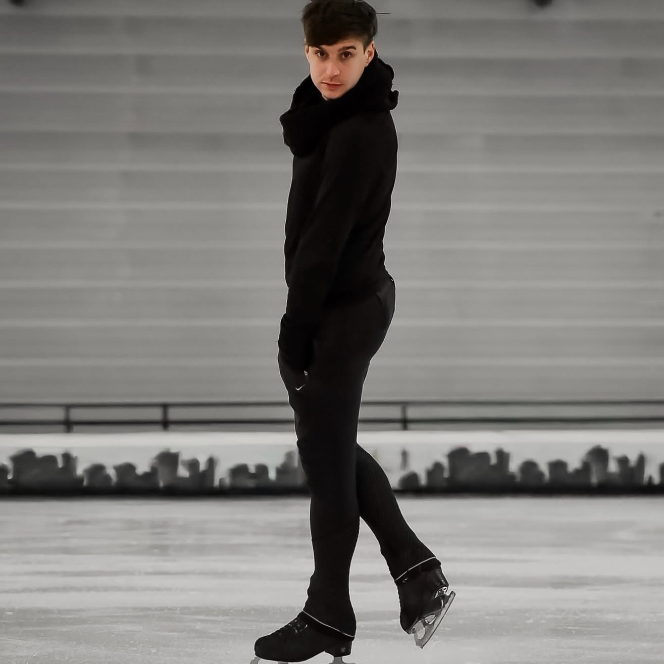 Tanguy Lepage performing as a professional figure skater