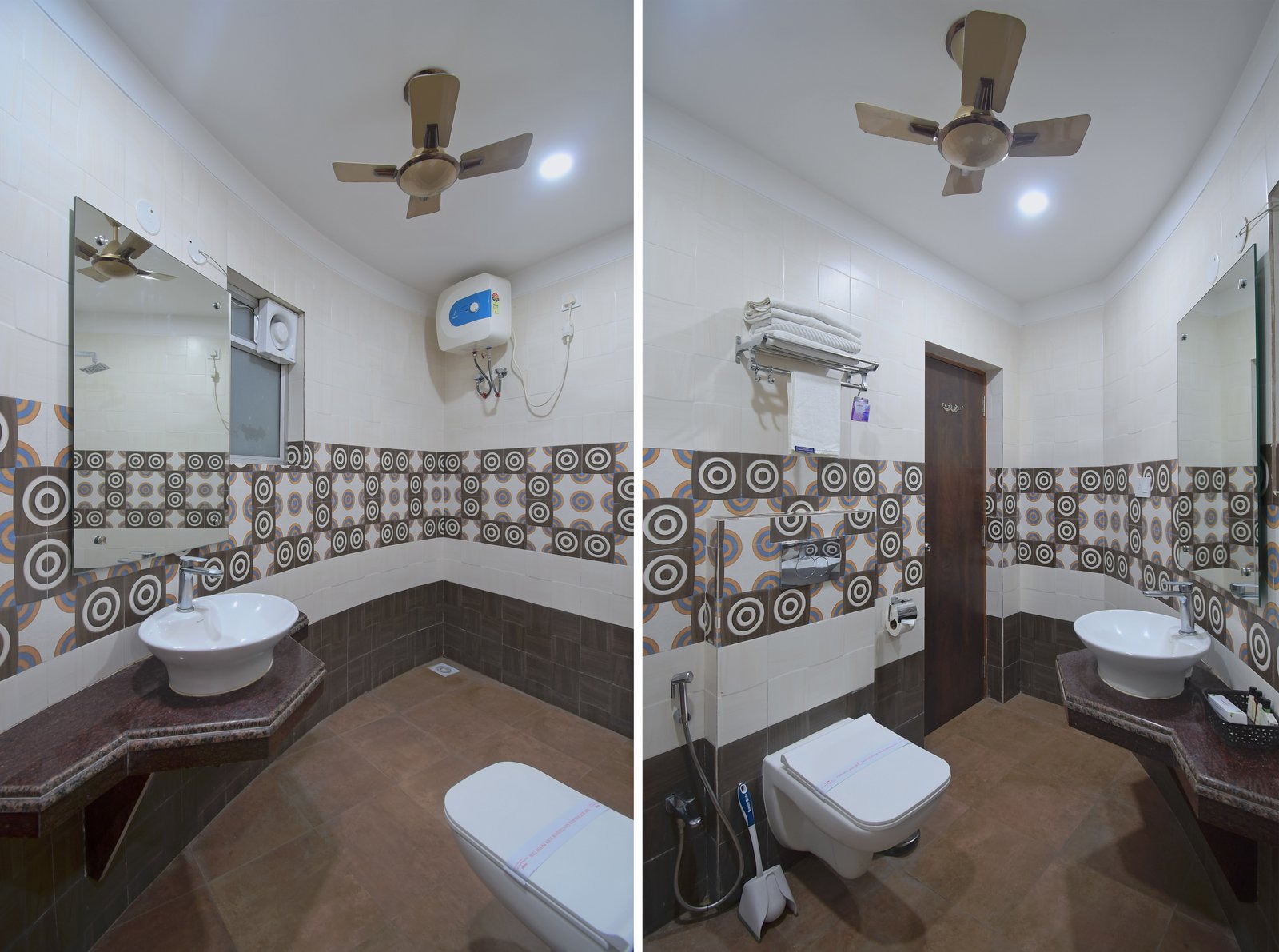 Modern, premium bathroom with high-end fixtures
