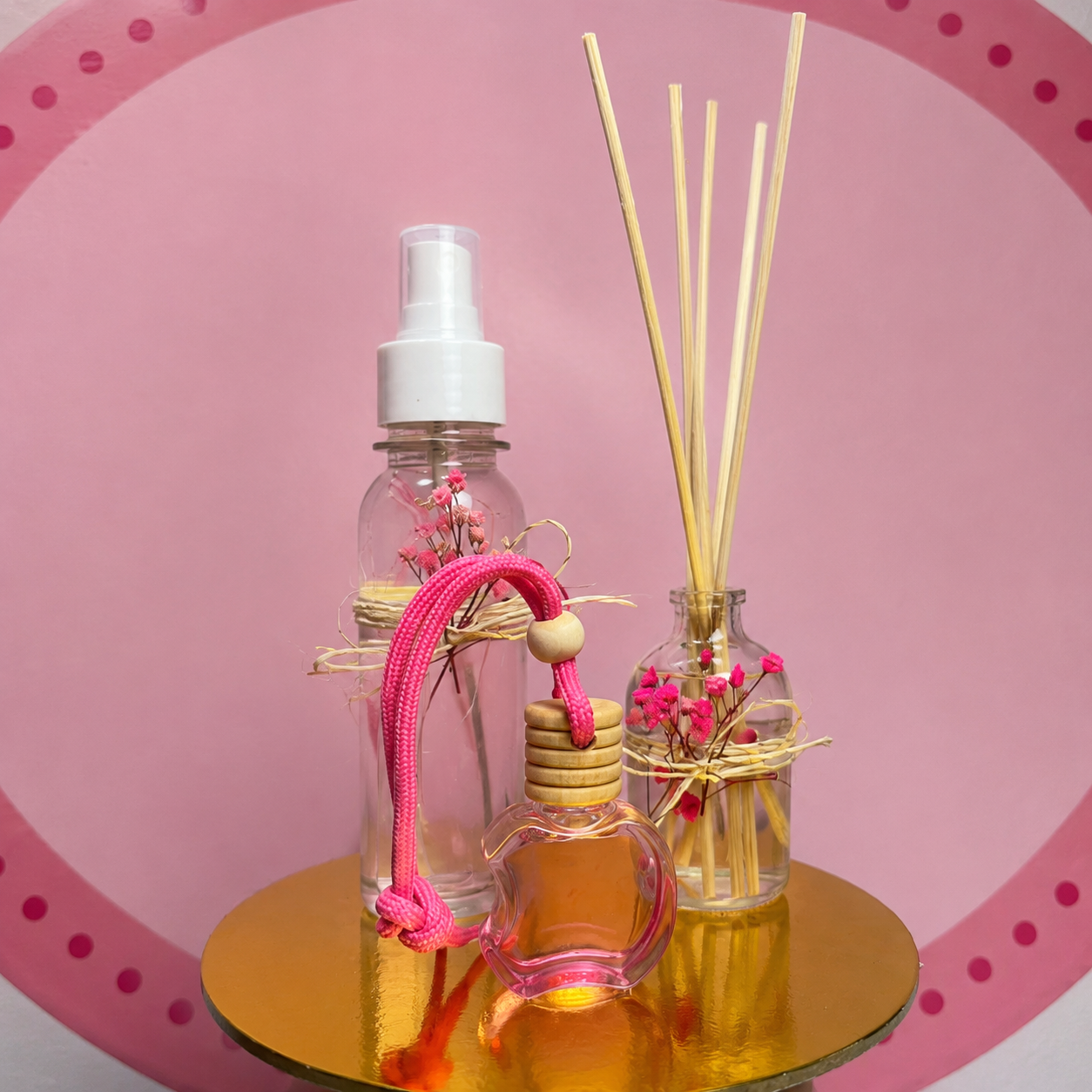 Difusor con flores secas