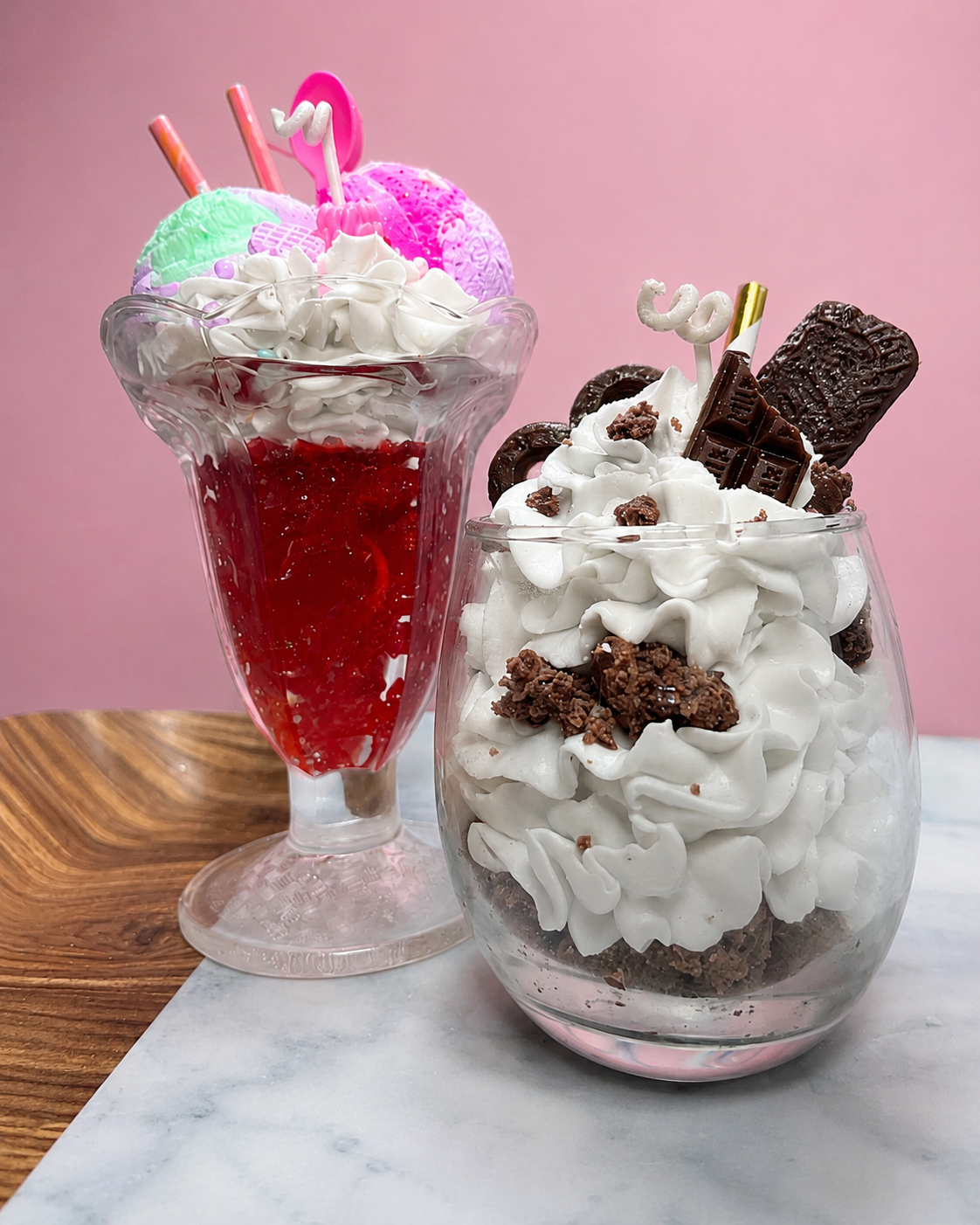 Velas tipo postre