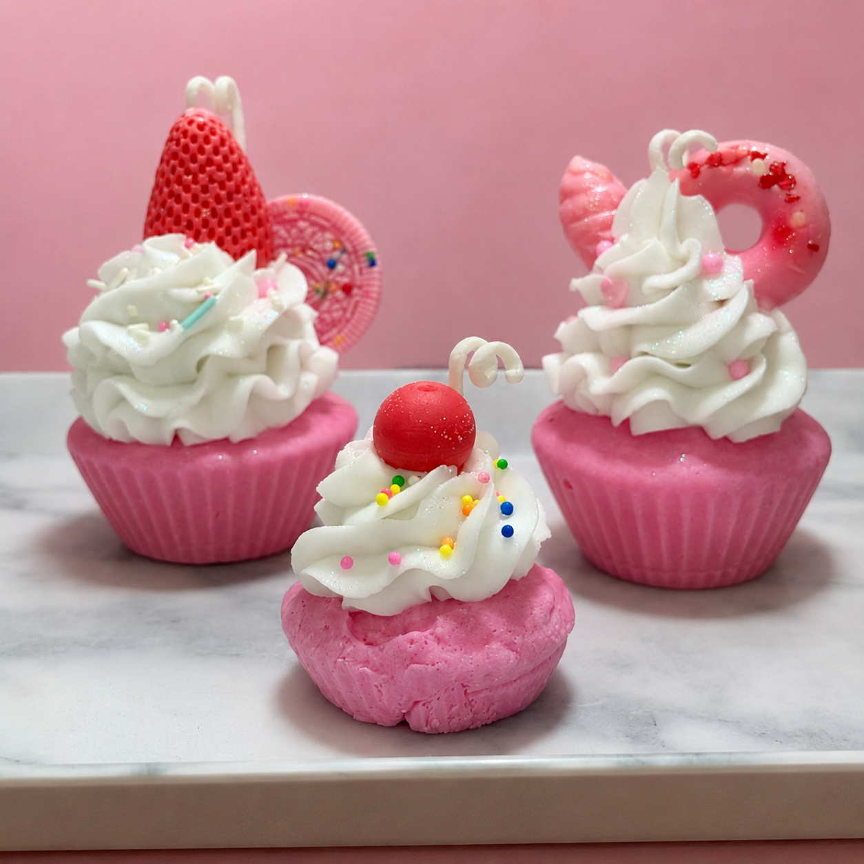 Velas cupcake chantilly