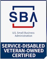 SBA certified Service Disabled Veteran Owned Small Business