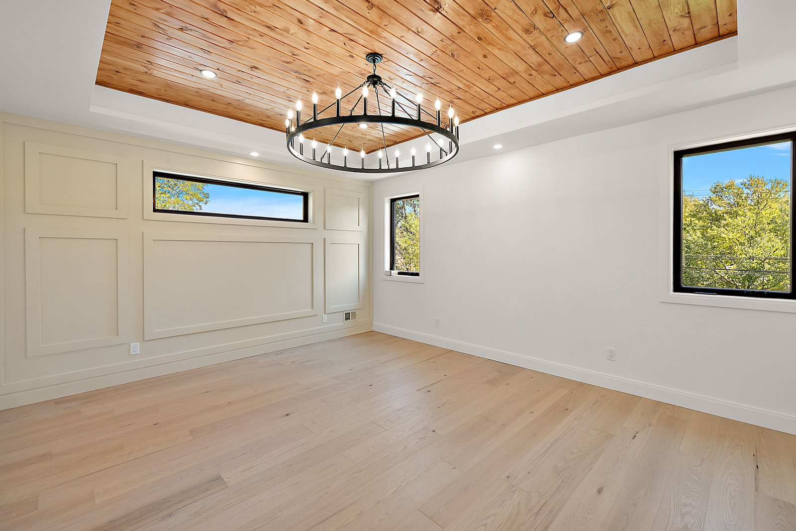 Spacious master bedroom suite finished by ExquisiteHaus in Metro Detroit