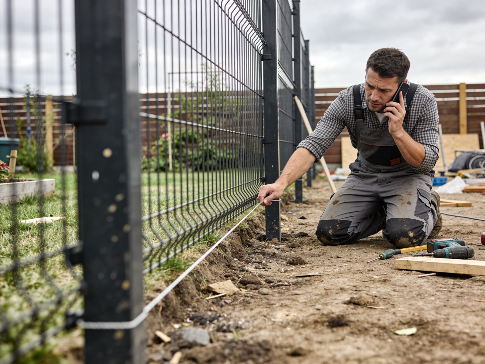Handwerksbetrieb in NRW auf der Baustelle