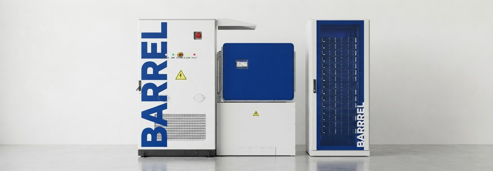 Barrel D1: armadio di calcolo gemello e rack GPU in ambiente controllato