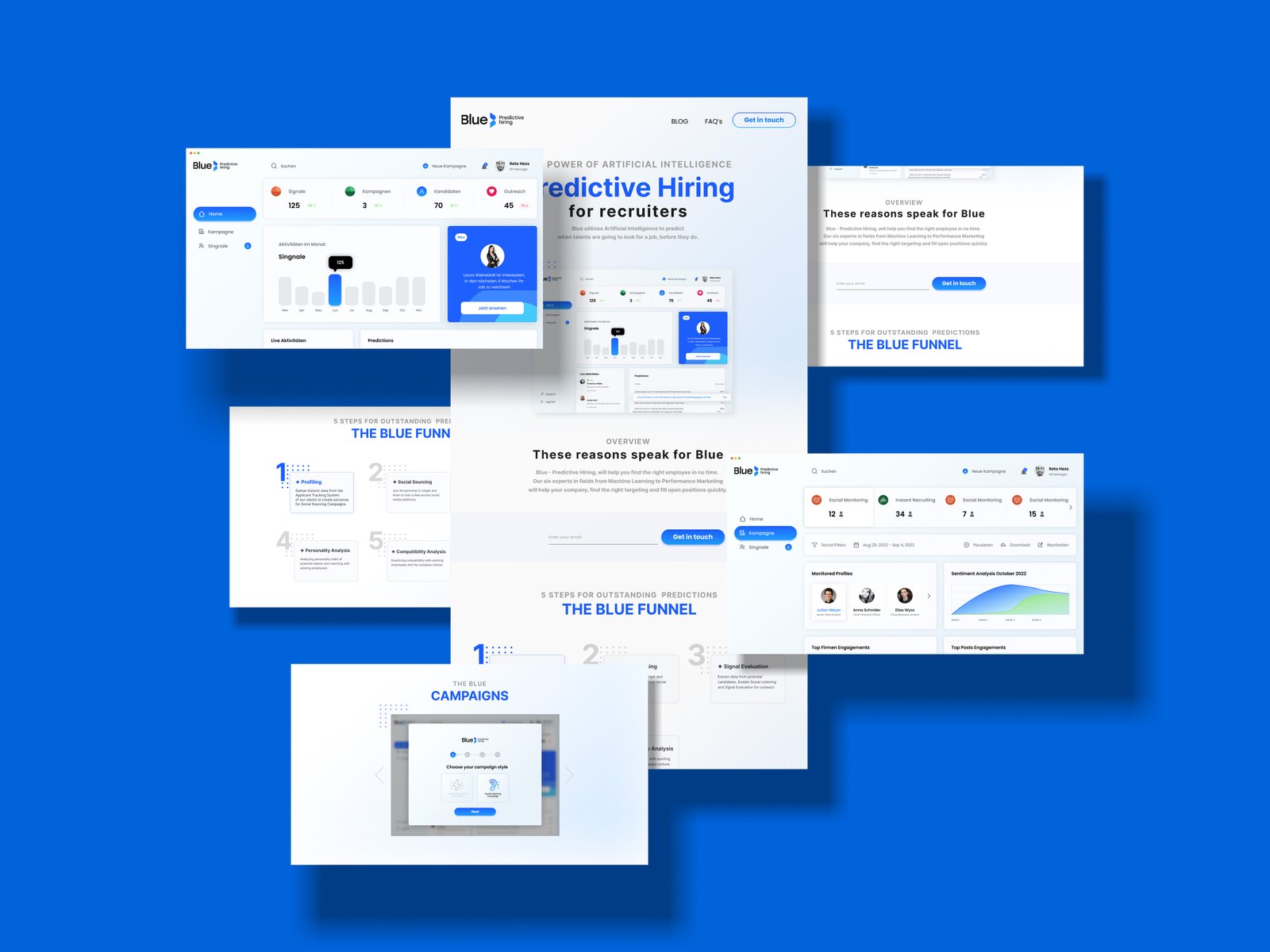 Blue Predictive Hiring — Web Design