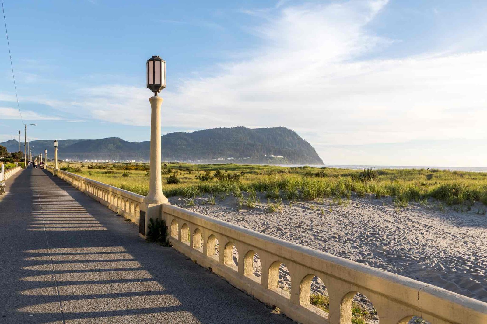 Beautiful coastal scenery at Seaside, Oregon