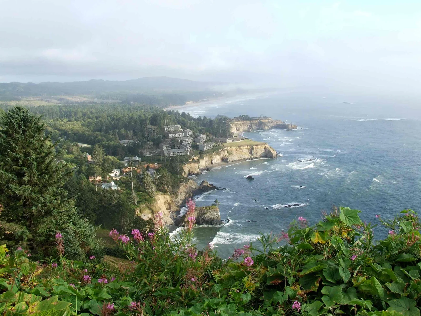 Otter Rock coastline and Devil's Punchbowl