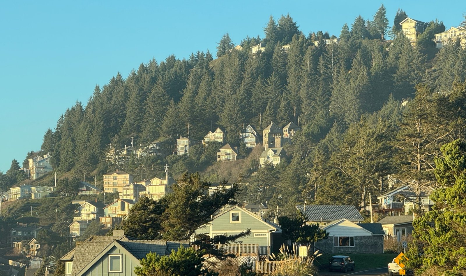Scenic view of Oceanside