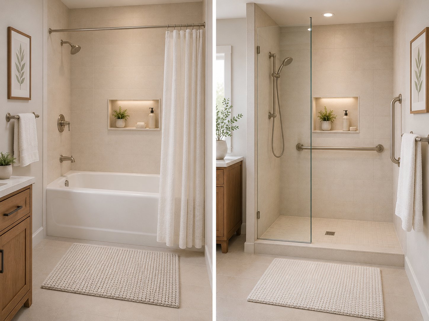 Tub-to-Shower Conversions