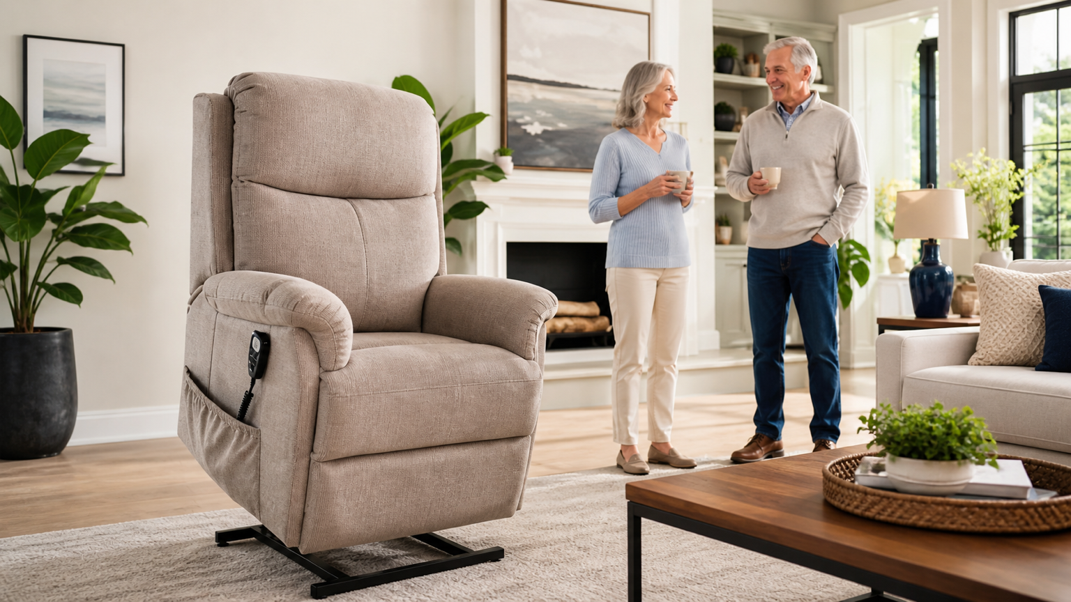 Beige Lift Chair