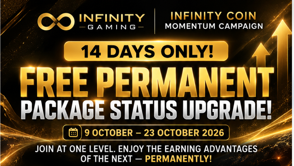 Momentum Campaign — 14 Days Only! FREE Permanent Package Status Upgrade