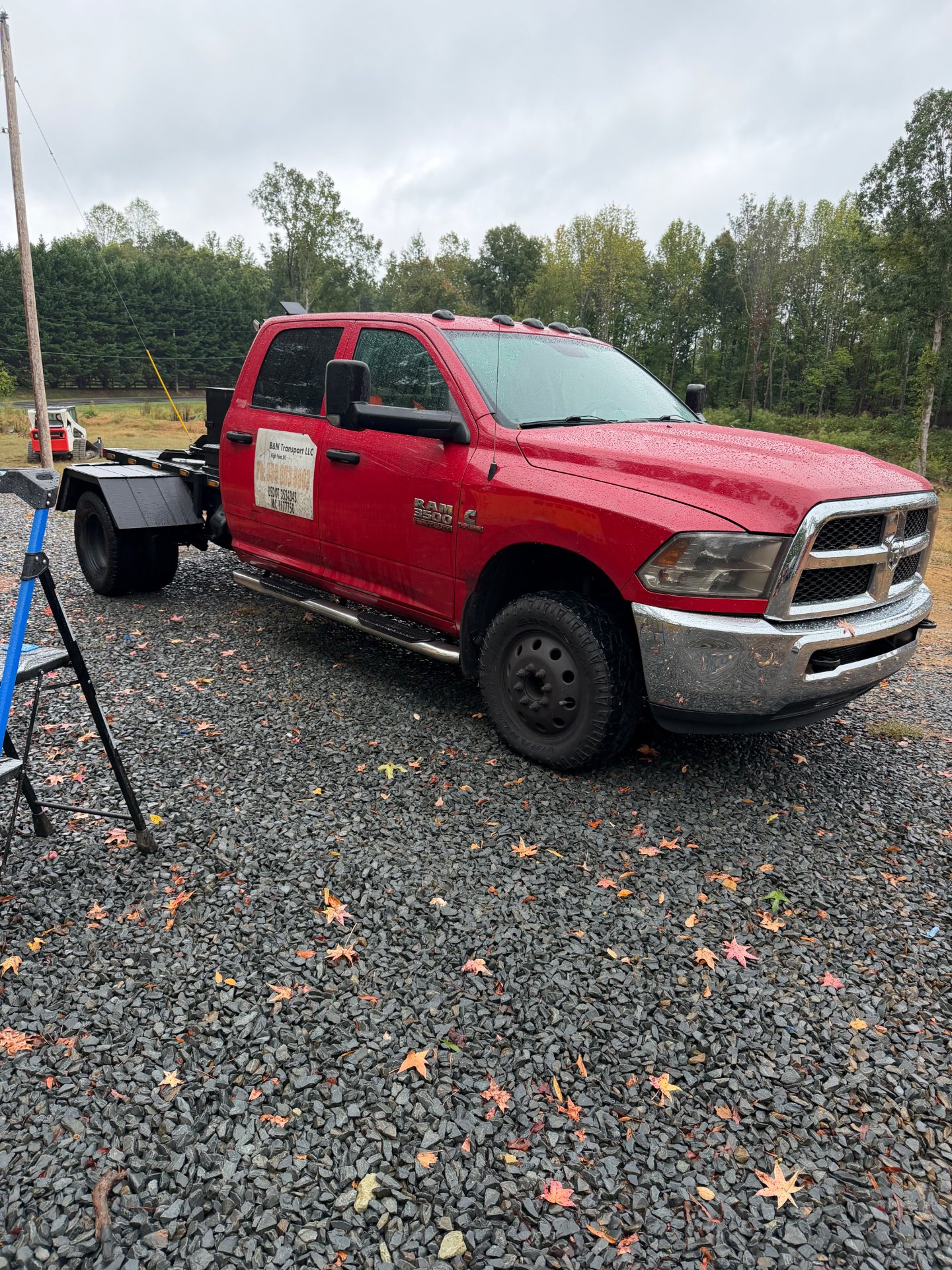 Repaired red Dodge Ram 3500 6.7 Cummins diesel truck after VGT actuator replacement at Maples Diesel in Albemarle, NC