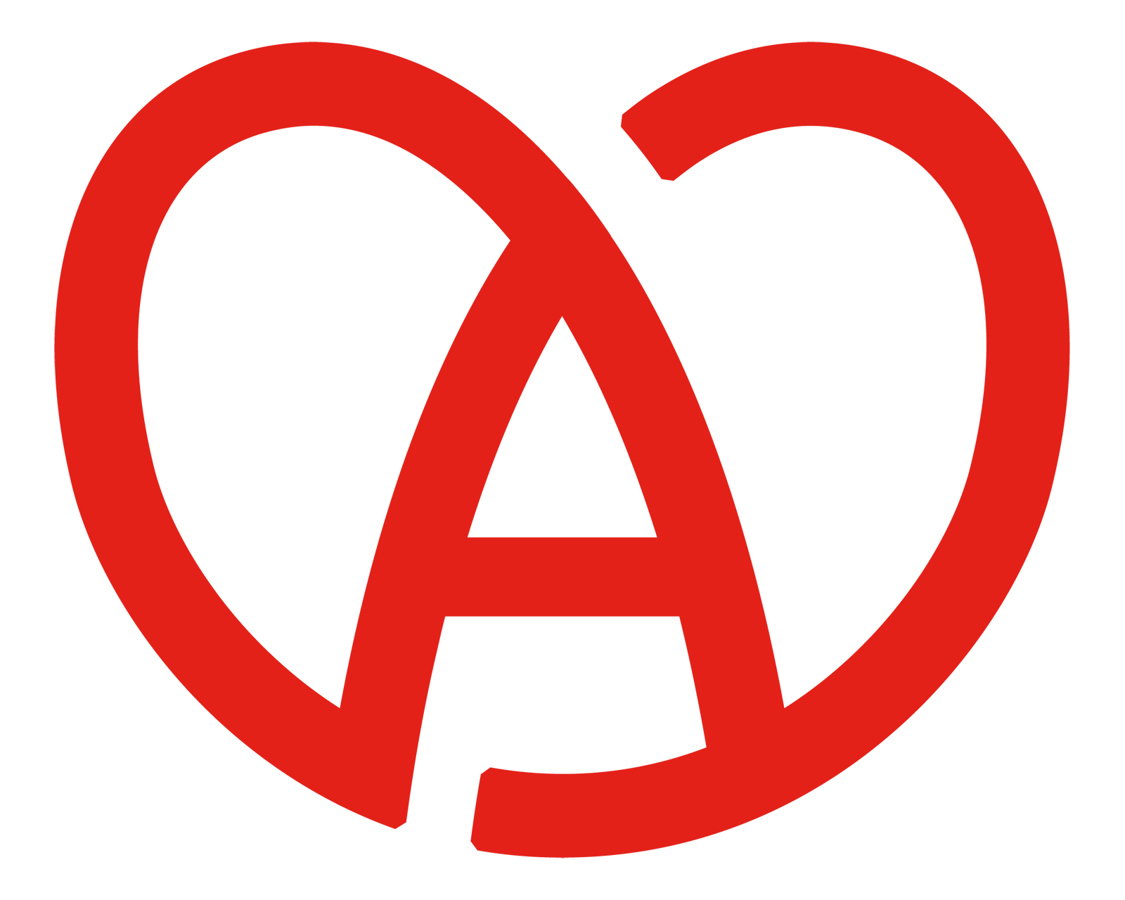Logo rouge A stylisé
