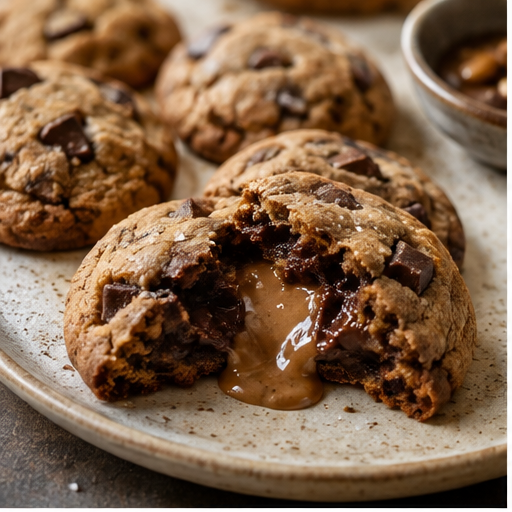 Cookies cœur coulant au Praliné Noisette — recette au praliné artisanal